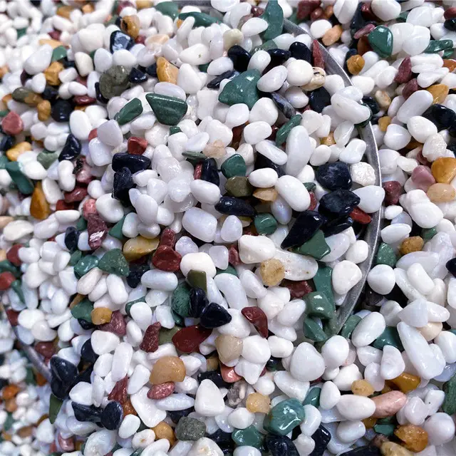 500 G Természetes Esővirág Színes Kő Cserepes Zamatos Járda Gyönyörű Haltartály Tereprendezés A Dekoratív Nem Halványul