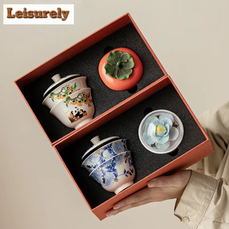 Lucky Strike Splendid Reunion Tea Set Complete Set Antique Tea Ceremony Set Tea Maker Teapot And Tea Cup Set Tea Services Craft