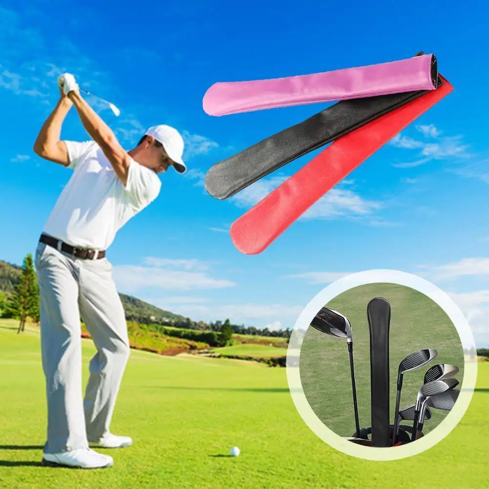 Golf Club Protector Cover Leather Golf Club Protector Corrector Trainer