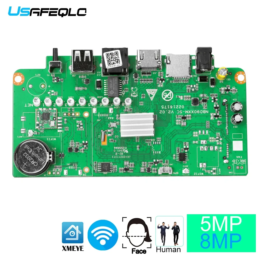 8Ch H.265 3Mp Wireless Nvr Recorder Wifi Cctv Camera System P2P Ip Camera Network 8Mp Videoregistratore Nvr Per Wifi 3Mp 5Mp Camera