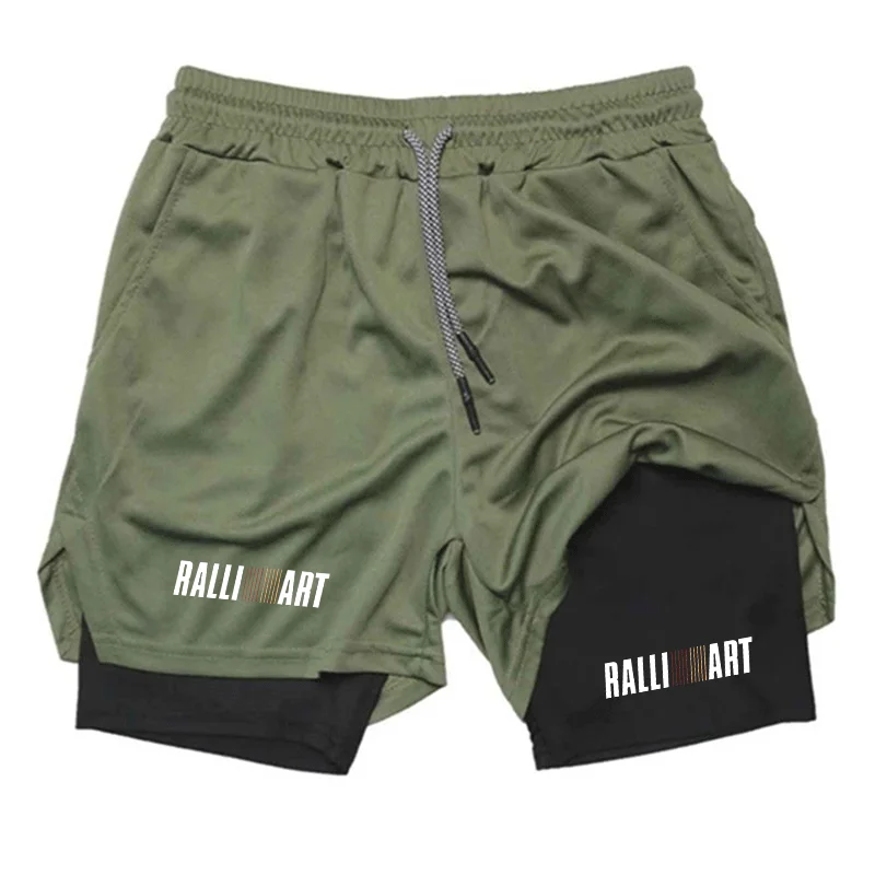 Shorts d'entraînement de basketball 2 en 1, shorts de sport à double couche, shorts de fitness, pantalon d'entraînement, jogging, vêtements de sport pour hommes