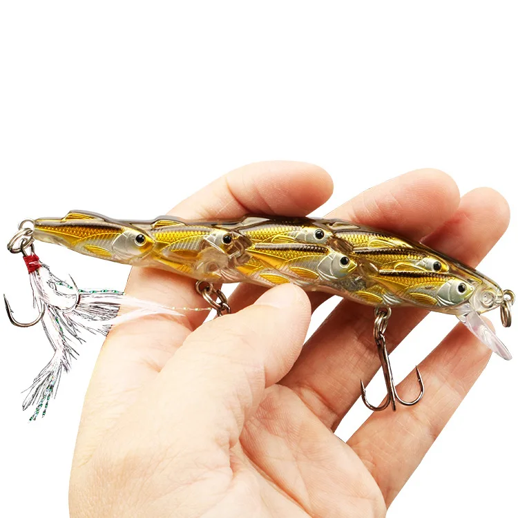 

New Fishing Lure Wobbler Relax Perch Trout Making Feather topwater Accessories Artificial Hard Bait Bass Minnow Crankbait