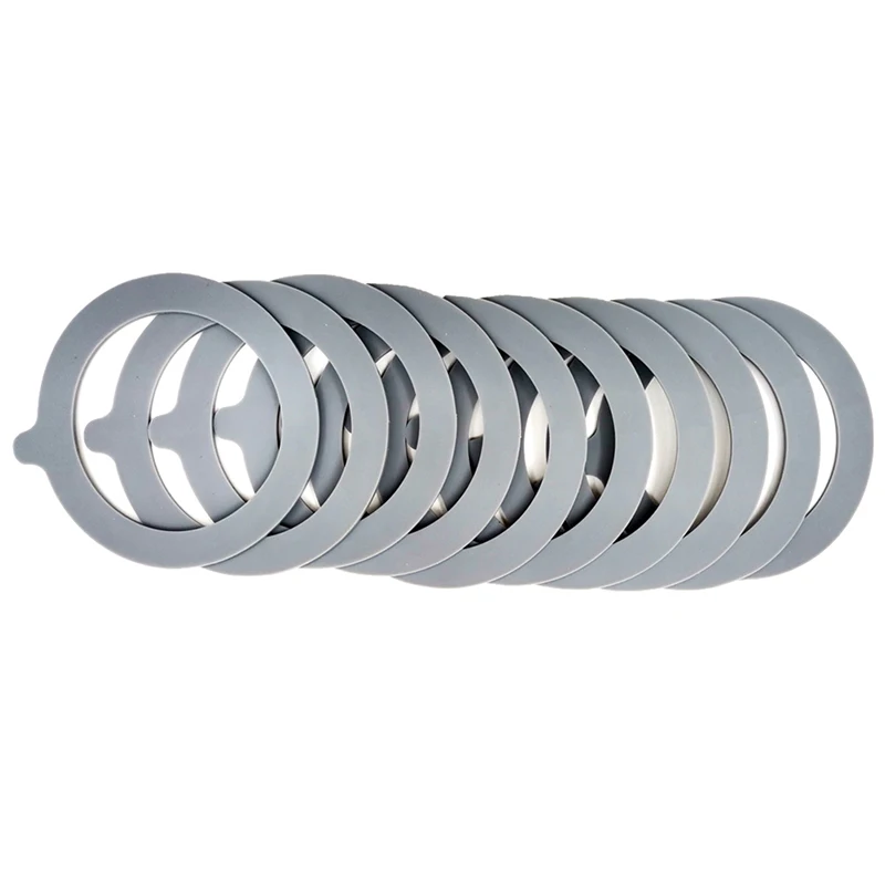 5-Pack Airtight Silicone Gasket Seals for Glass Jars and Storage Containers