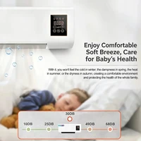 Chauffage mural électrique céramique PTC 2-en-1 avec ventilateur et télécommande pour salle de bain (chauffage et refroidissement) 6