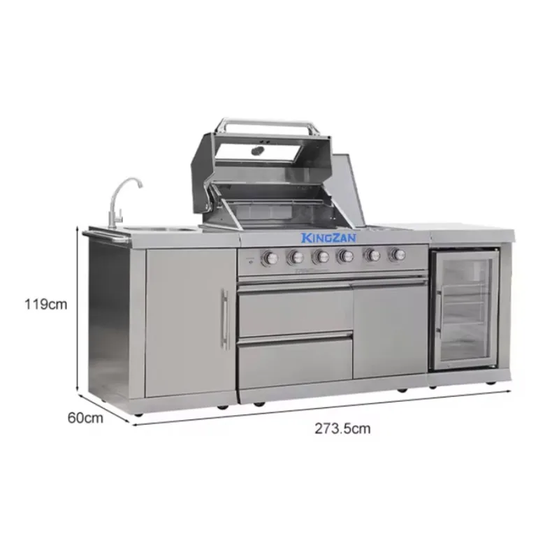 Cuisine extérieure Norfolk Grills Absolute Pro à 6 bruleurs - Barbecue à gaz haut de gamme 3