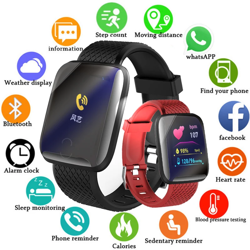 Smart Watch Men Heart Rate Sleep Monitor Promemoria Chiamate Cinturino In Silicone Orologio Digitale Intelligente Impermeabile Per Donna Bambini Per X