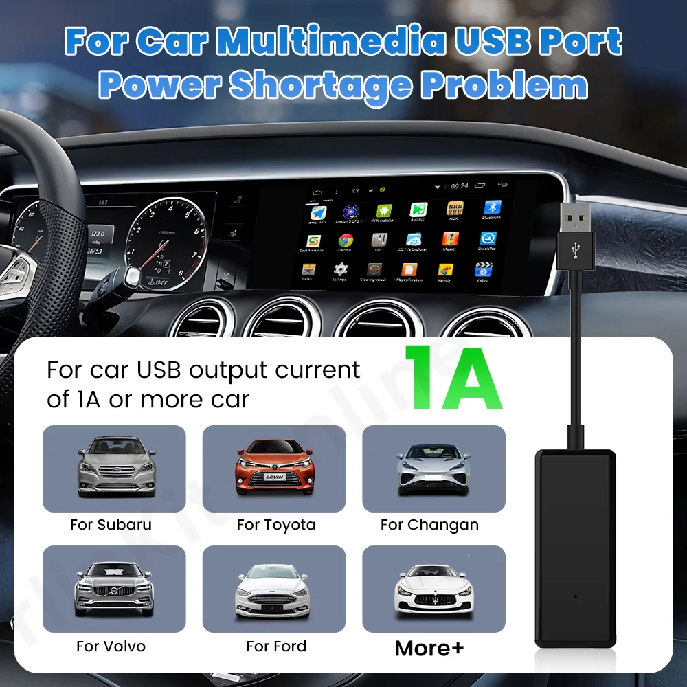 CarlinKit USB   ġ ڽ , 4A   ַ, ڵ ׼, Carlinkit ġ Բ ۵