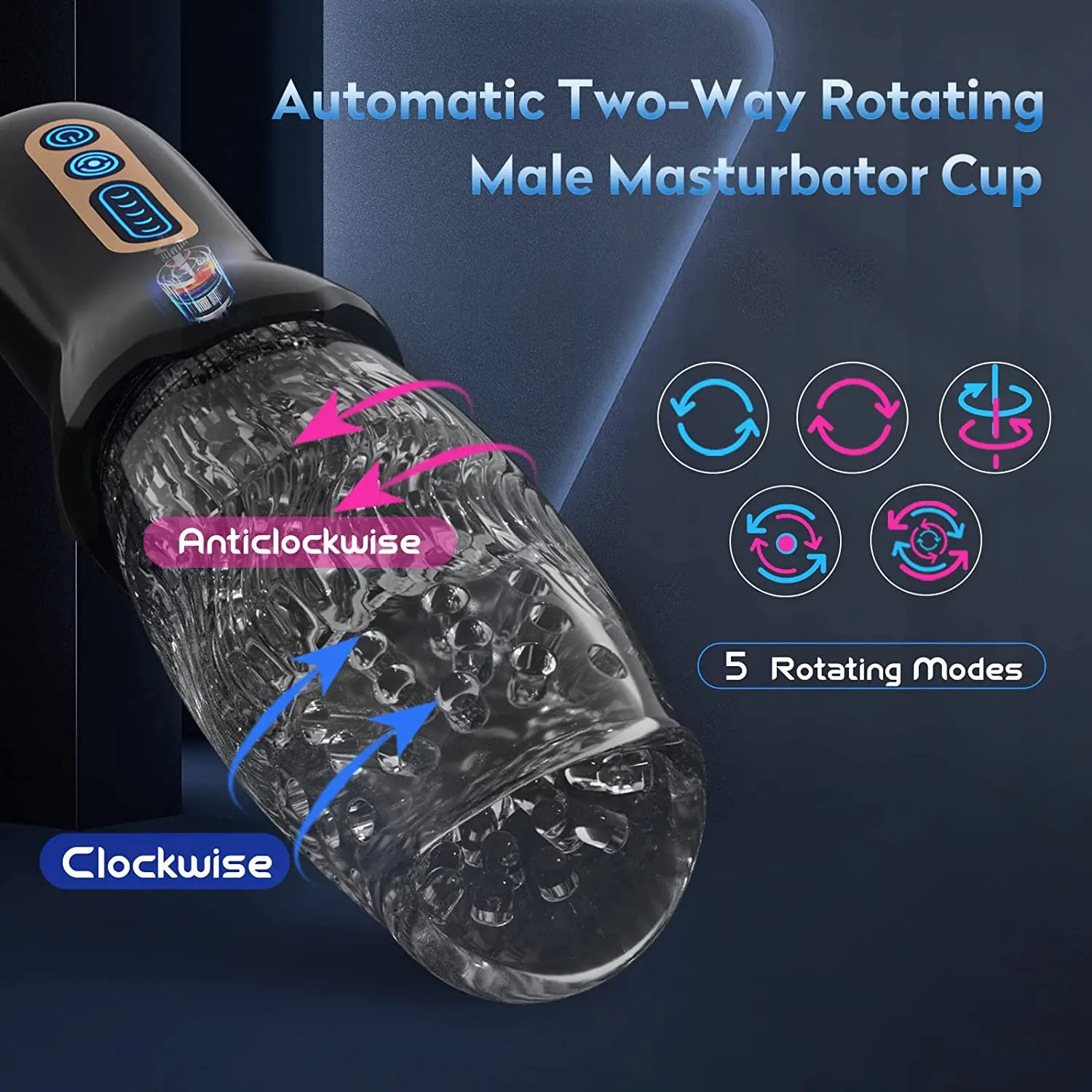 Masturbation Cup Male Rotation Blowjob Sex hine Automatic Masturbator for Men Vibrator Massager Se_voghion.com