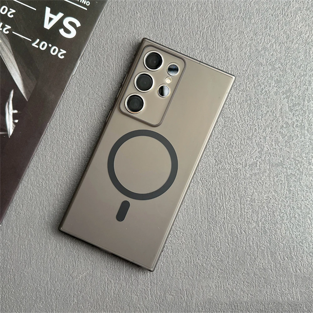 Ultra Thin Matte Translucent Magnetic Wireless Charging Case - 1.0 MM