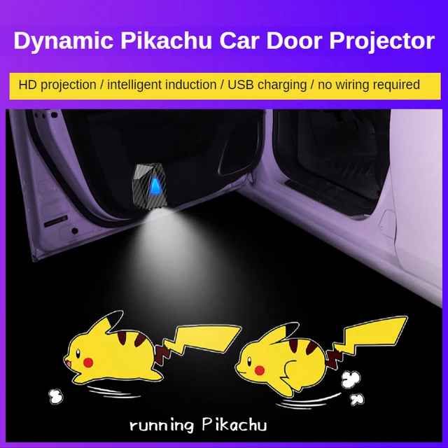 Pokemon Pikachu Drahtlose Led Auto Tür Willkommen Laser Projektor