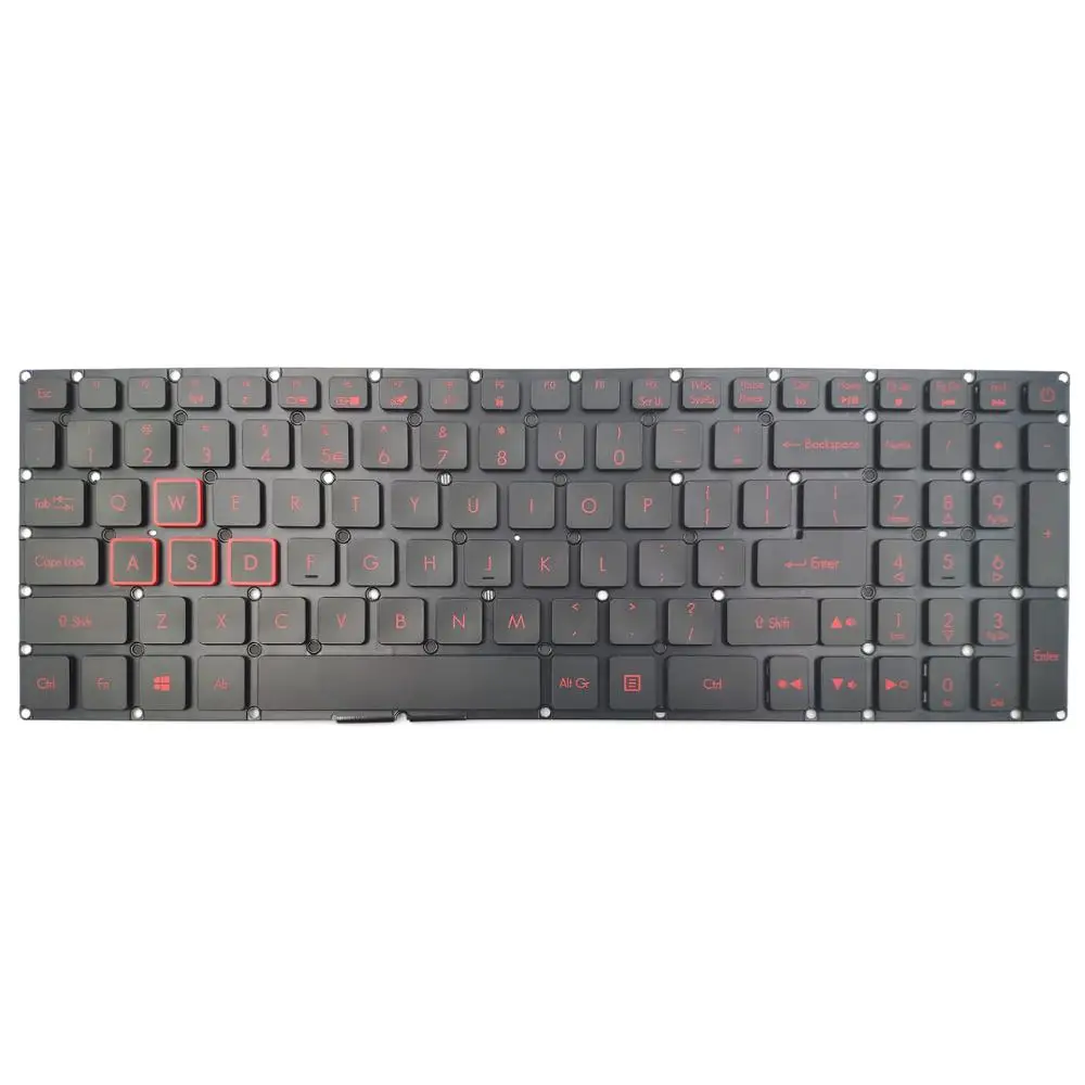 

Новая клавиатура для ноутбука Acer Nitro 5 AN515-51 AN515-51-5594, черная, с подсветкой, без рамки