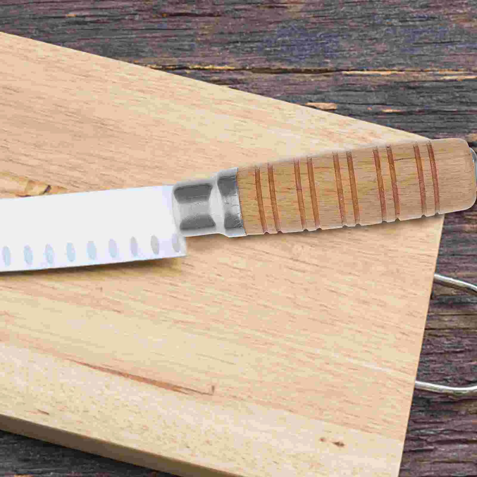 

Replacement Grips for Knife Handles Replaceable Comfortable Chef Wooden Japanese Nonslip Kitchen