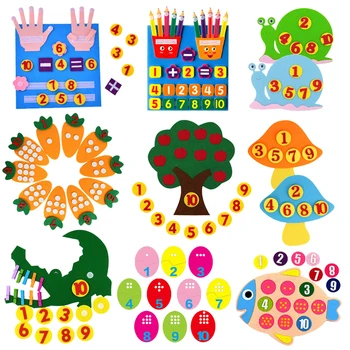 Montessori Felt Math Toy Set 1