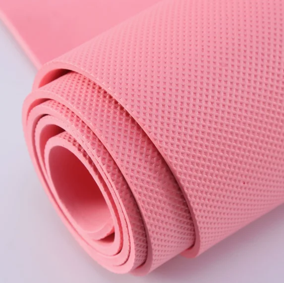 Enhanced Anti-Slip EVA Yoga Mat - 4MM Thick for Exercise, Pilates, and Gymnastics