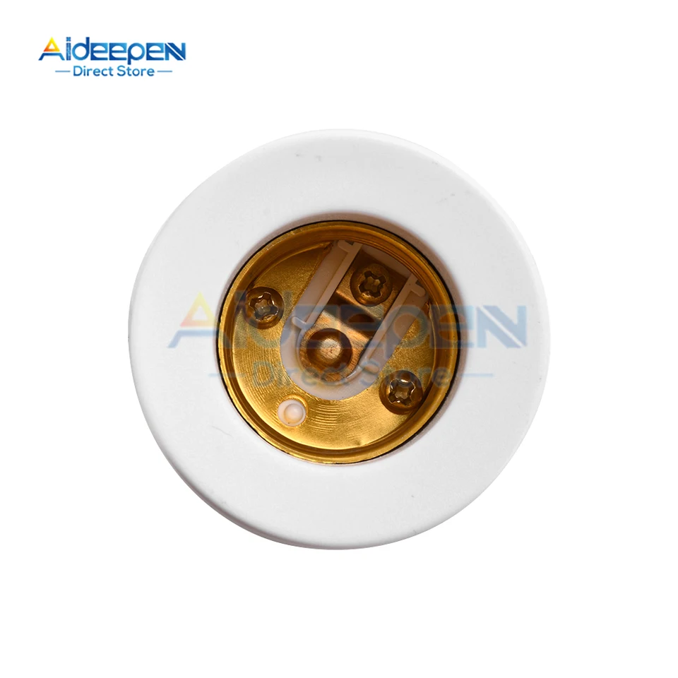 Demiawaking Portalampada E27 con Telecomando/Interruttore ON/OFF Adattatore Attacco Lampadina E27 Base Portalampada Presa Lampada (Interruttore
