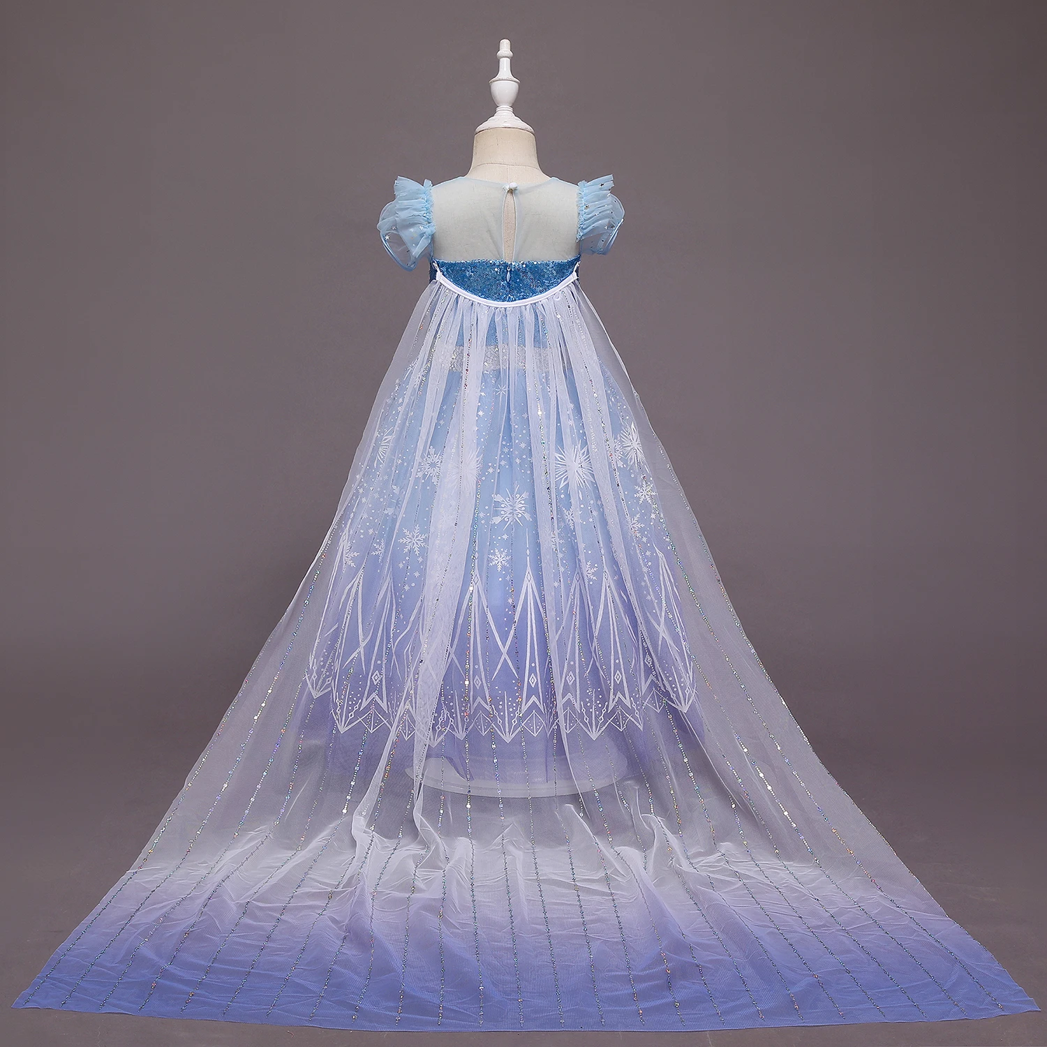 Fantasy Princess Dress Girls Halloween Cosplay Costume Sequins Children's Dresses Up Fancy Kids Carnival Birthday Party Vestidos