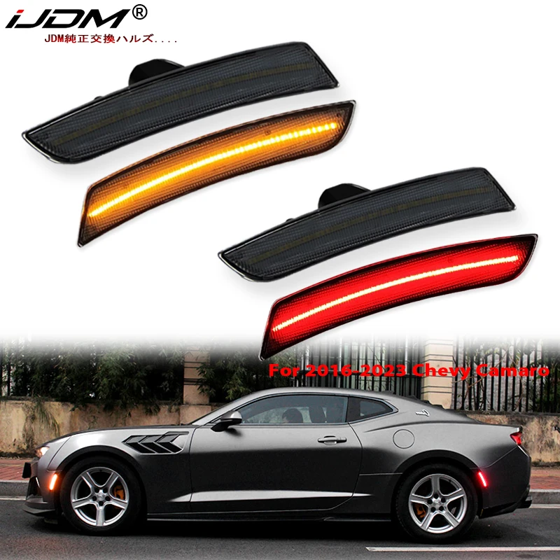 Luz LED de posición lateral delantera y trasera para Chevrolet Camaro