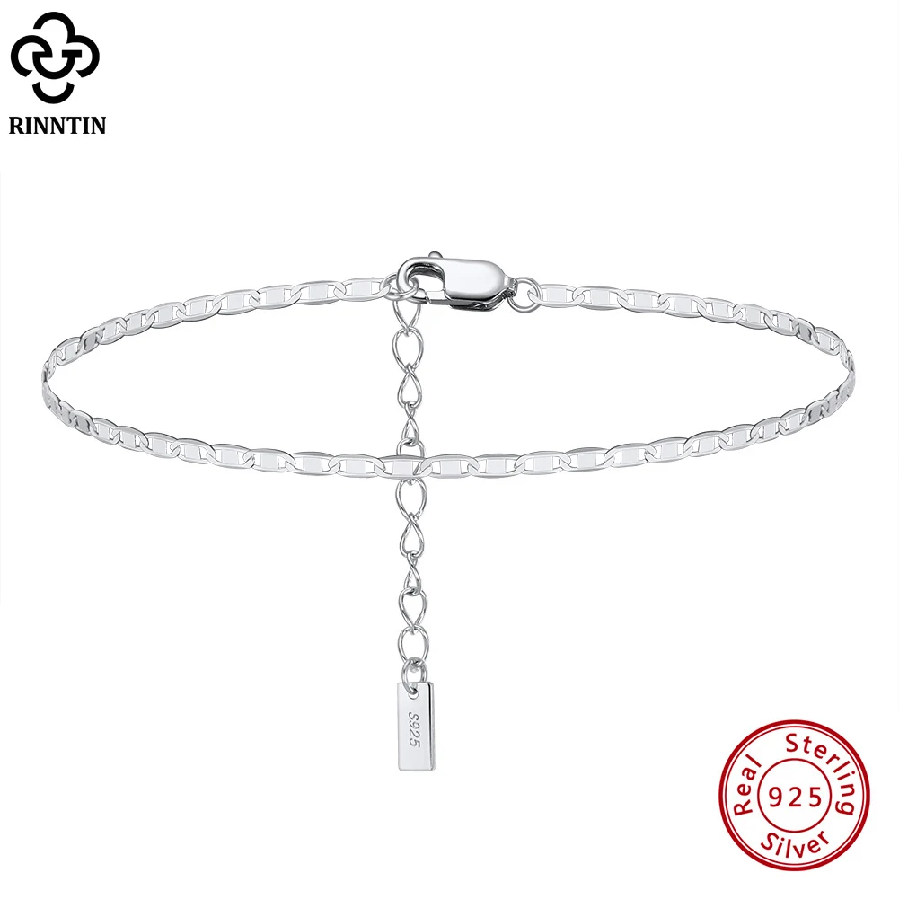 Anklet Bracelets Women's 925 Silver Summer Foot Chain Bracelet Fashion Ankle Straps Jewelry SA29 silver anklets ankle chain