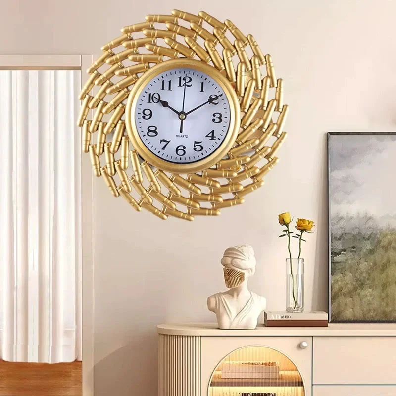 Modern American Wall Clock – Creative Quartz Hanging Clock 1