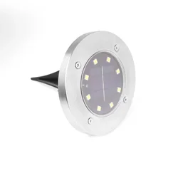 Solar-Powered Outdoor LED Ground Lights - Waterproof Pathway & Garden Accents (Dilei 1pc RGB)