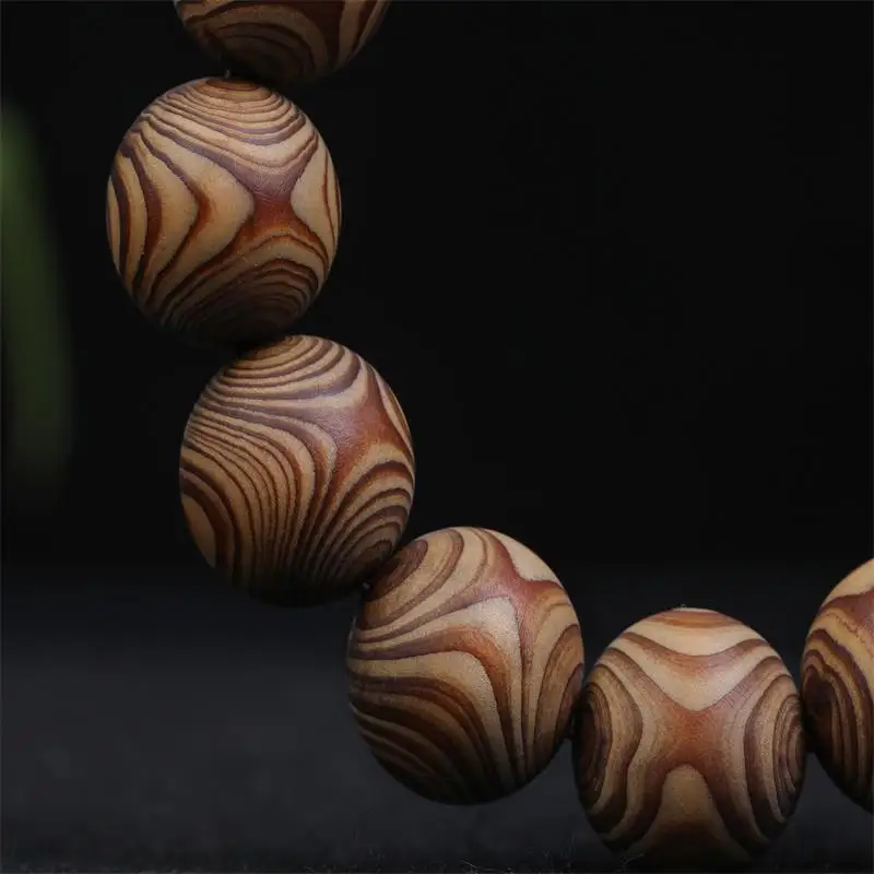 Authentic Huanghua Pear Older Material Made Prayer Beads Full Grimace Eye-to-Eye Highly Oily Bracelet Collection-Grade Bracelet