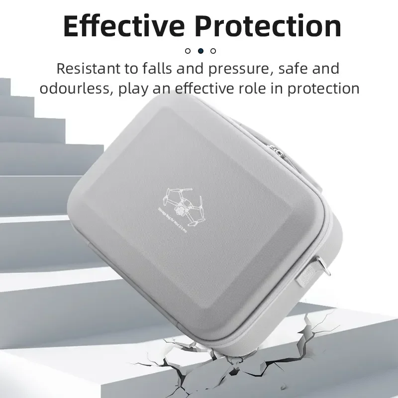 BRDRC Storage Bag DJI Mini 3/3 Pro Drone Carrying Case Portable Handbag RC/RC N1 Remote Controler Box Shoulder Bag drone accessories drone storage bag dji case drone case