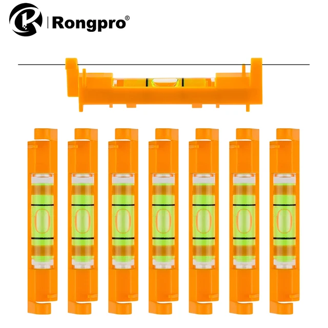 8Pcs/set Mini Rope Bubble Level Hanging Line Spirits