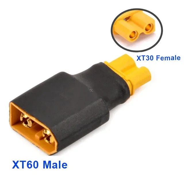 thumbnail image 2 of Male To Female Adapters 4-Pack XT60 Male To Female Connector Adapters - No Wire Connectors For RC LiPo Batteries & Drones Drone Connector Adapters 2 of 13