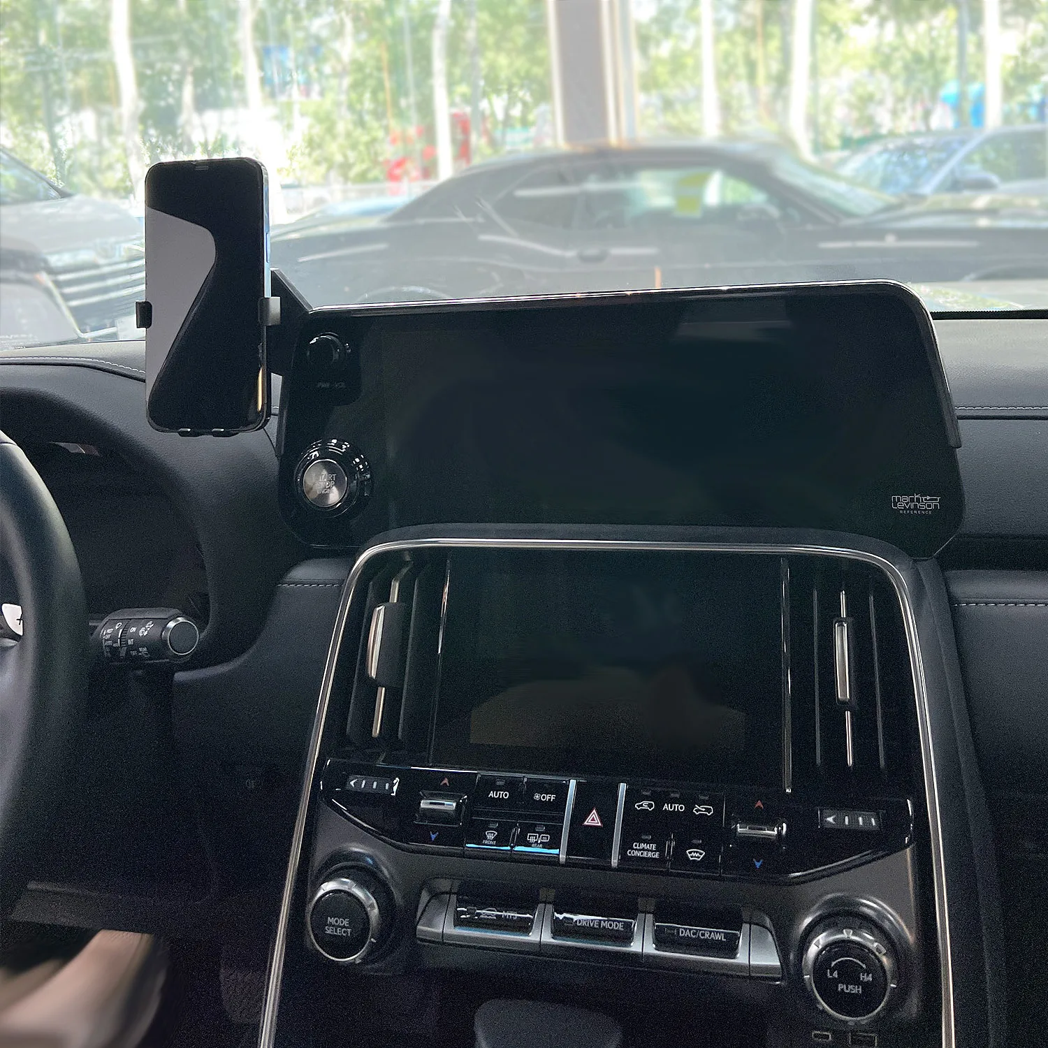 렉서스 LX600 LX 600 2022 2023 2024 차량용 휴대폰 마운트, 66W 무선 충전 스탠드, 차량용 휴대폰 거치대 브래킷 스크린 베이스