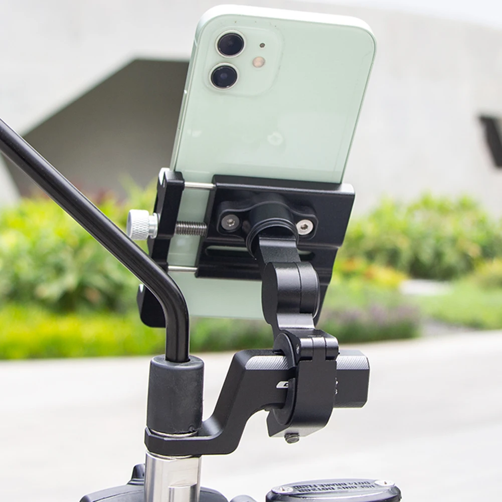 GUB MD236 Rearview Mirror Mount Extender Bracket Aluminum Alloy Rearview Mirror Expander Bracket for Motorcycle Electric Bicycle