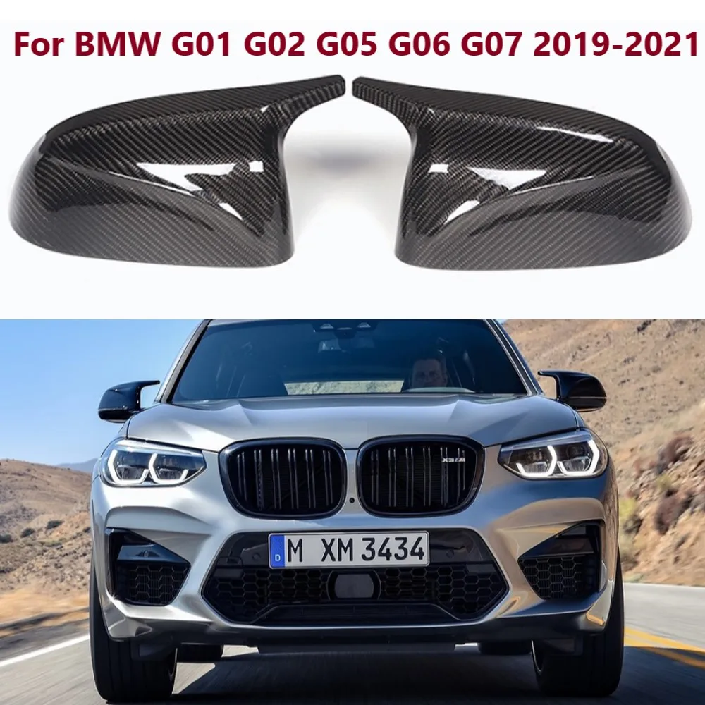 

1 пара, накладки на боковые зеркала заднего вида из АБС-пластика для BMW G01 G02 G05 X5 G06 X6 G07 X7 2018 2019 2020 2021