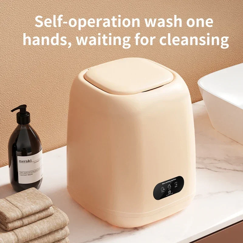 9L Portable Washing Machine Big Large Capacity Mini Washing Machine with Spin Dryer Clothes and Toy Washing Machine 110v/220v