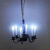 LED Ceiling Lamp Dollhouse Furniture Chandelier Light Sand Table DIY Material Miniature Accessories Kid Toy 1