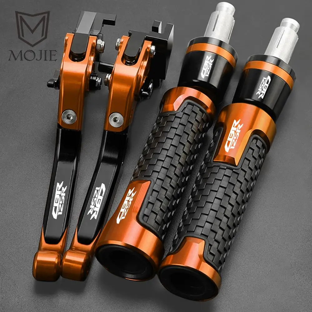 

Motorcycle Brake Clutch Levers Handlebar Handle Grip Ends For HONDA CBR125R CBR 125 R 2011-2020 2019 2018 2017 2016 2015 2014