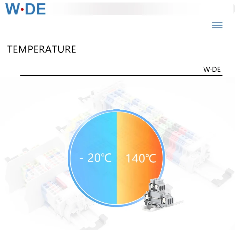 camada fiação ukkb5 parafuso condutor de fio de nível 2