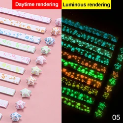 Luminous Origami Stars Paper - 210 Sheets in 10 Vibrant Colors for DIY Arts and Craft Projects (05)