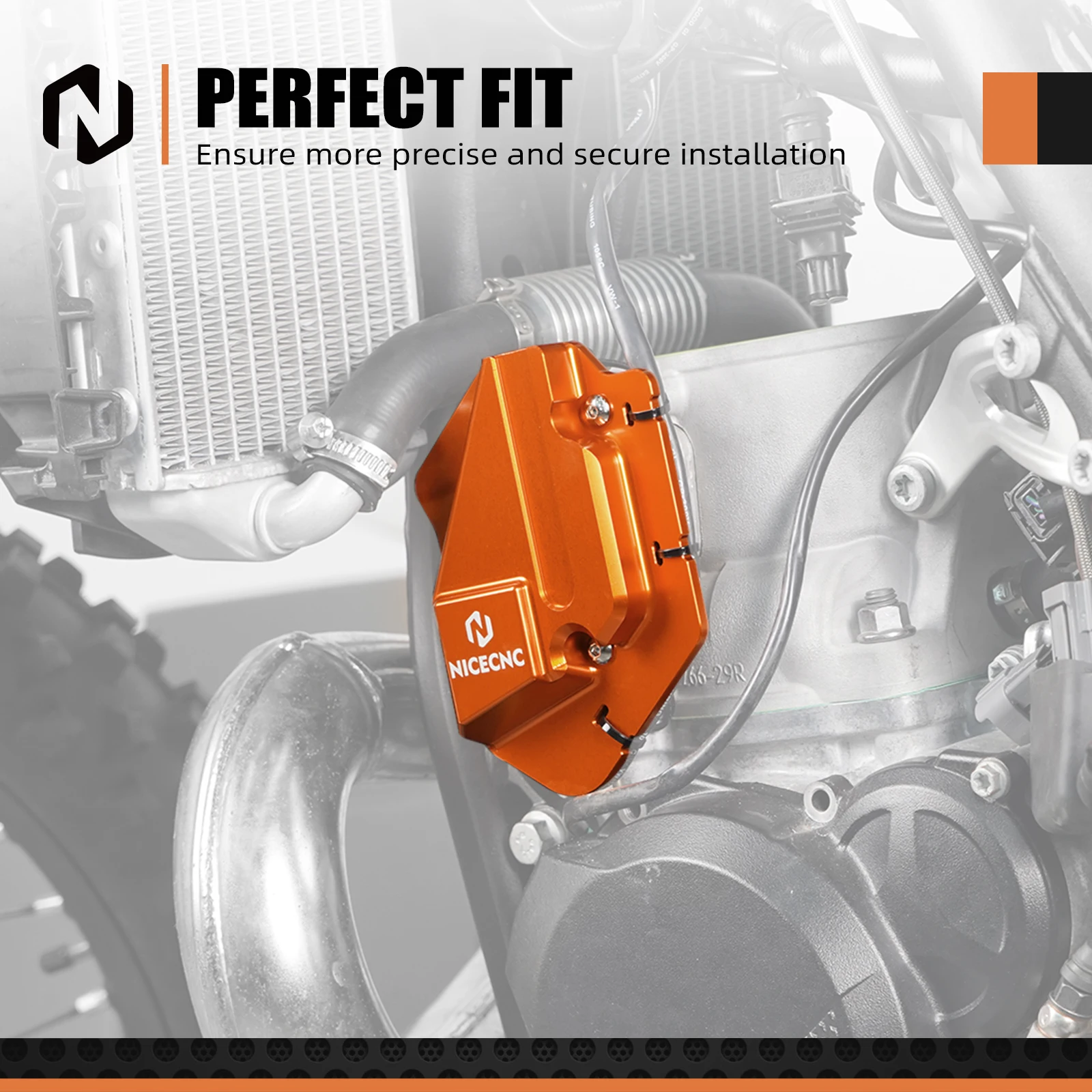 NICECNC Für Husqvarna 2024-2026 TE 300 TE 250 Für KTM EXC 300 250 XCW 300 Linker Leistungsventildeckel TC 250 125 TX 300 2023-2024 – Detail 10