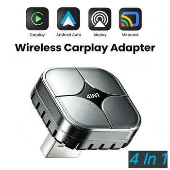 CarRocket Sistemi Intelligenti per Auto, Adattatore Wireless 4in1 per CarPlay e Android Auto, Compatibile con CarPlay Integrato per VW FAIT