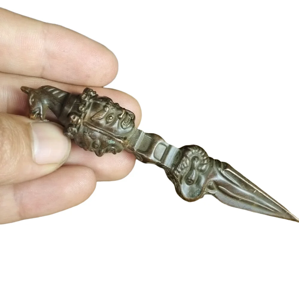 

Китайская античная бронзовая Съемная статуя Vajra