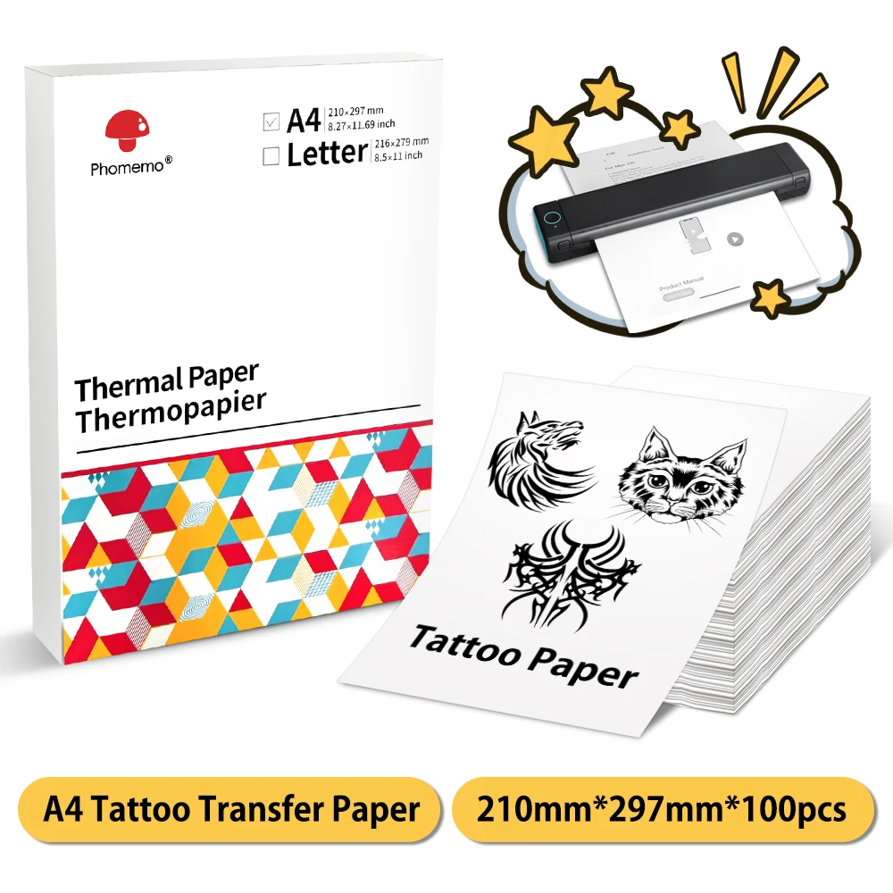 Multifunction Thermal Transfer Paper (100 PCS)