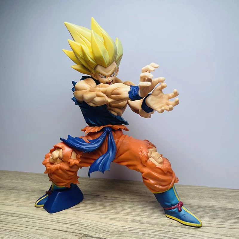 Dragon ball cabelo branco kakarotto saiyan figura de ação móvel ultra  instinto chave do egoísmo son goku modelo brinquedos 16cm - AliExpress