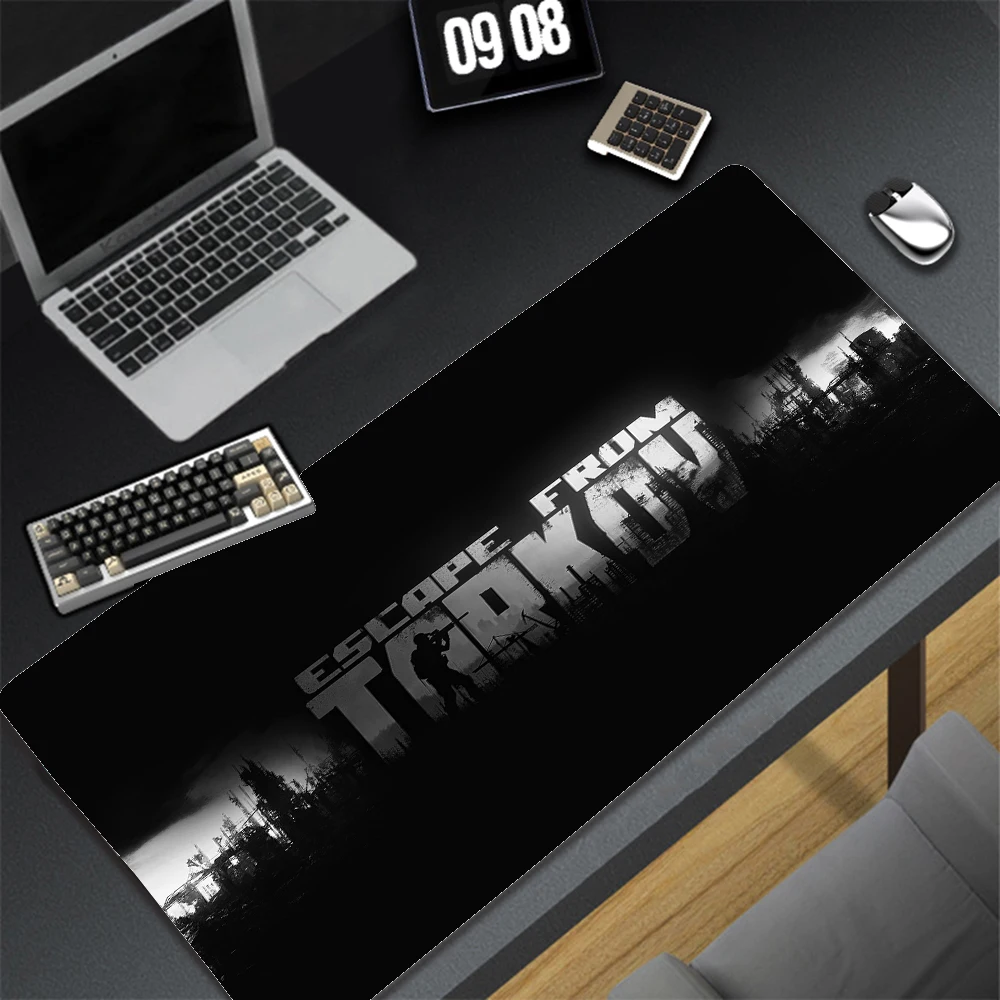 

Large Mouse Pad Escape From Tarkov Game Logo Character Desk Mat Surface Smooth Bottom Non-Slip Rubber Material Lock Edge Durable