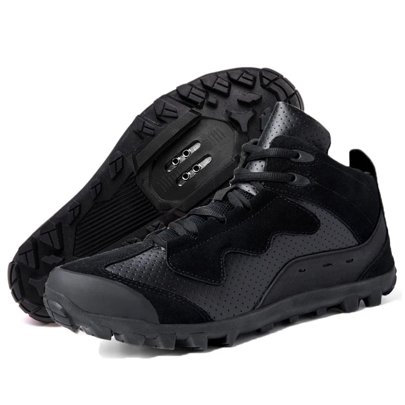 MTB Shoes Mens Hiking Cycling Sneakers High-Cut Design Size39-50