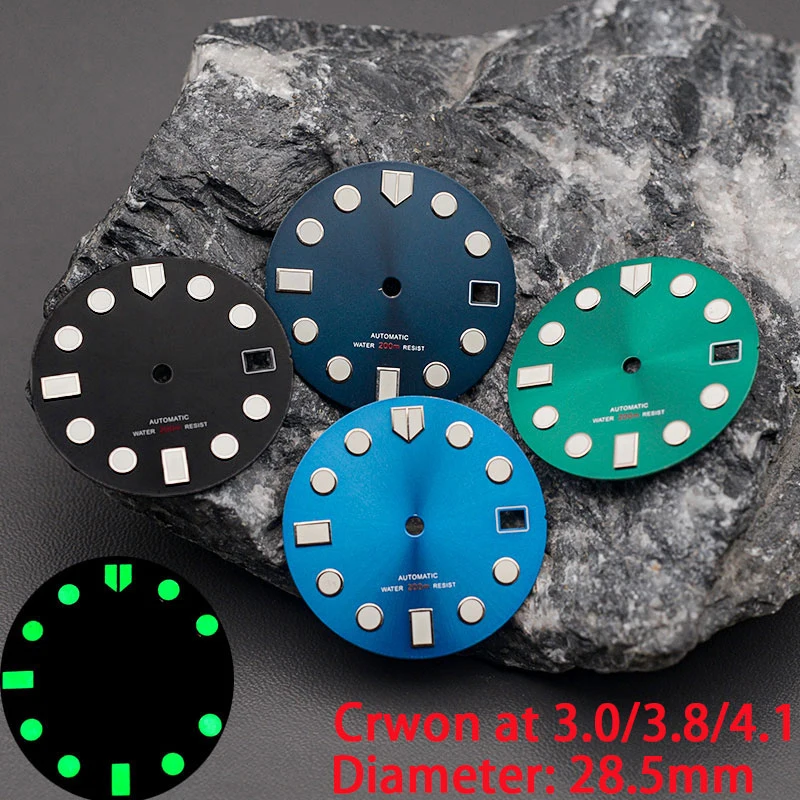 Quadrante Dell'Orologio Adatto Seiko Skx007 6105 Skx009 Srpd Tonno Monster Turtle Parti Dello Strumento Di Riparazione Dell'Orologio Da Uomo Con C3 Ve