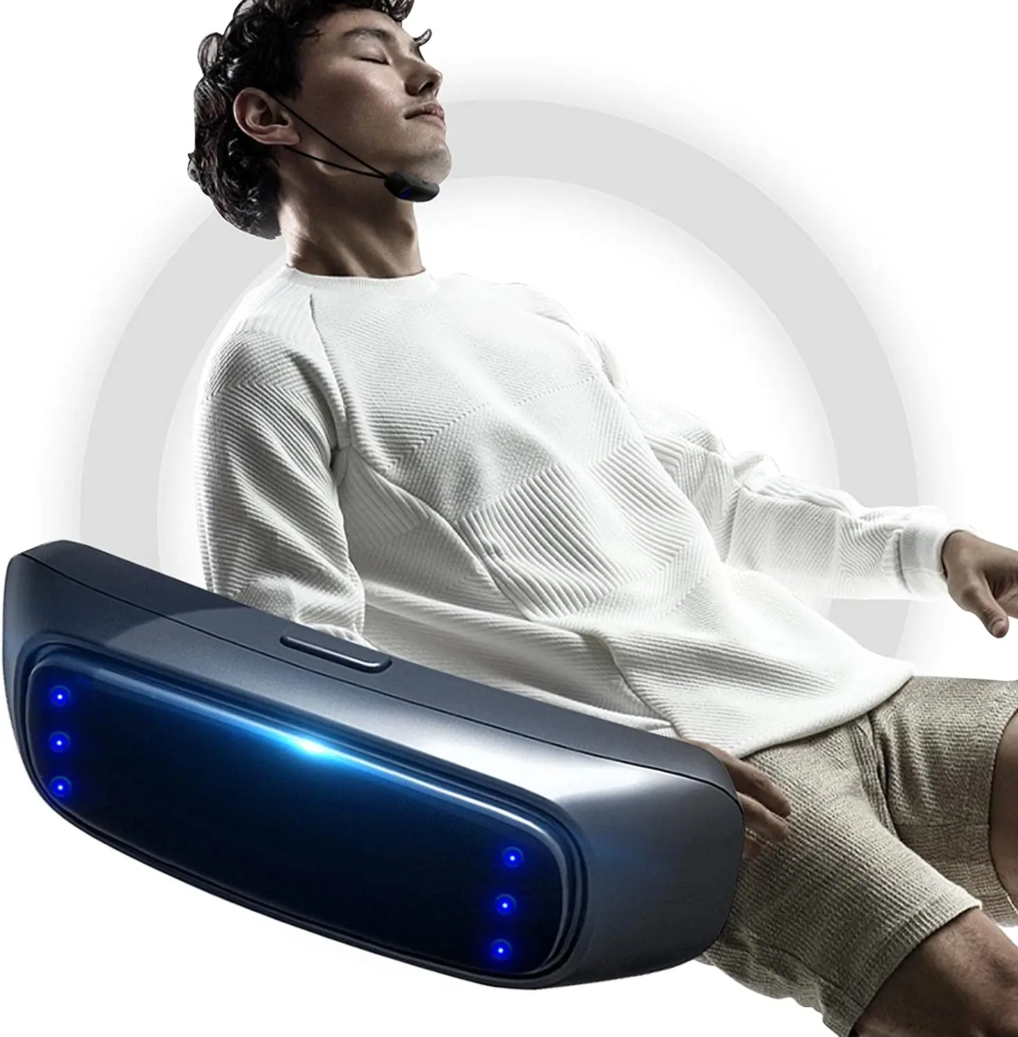 Dispositivo Anti Russare Intelligente Home Adult Hanging Ear Pulse Stop Russare Sleep Aid Stimolatore Muscolare Portatile Per La Riduzione Del Rumore