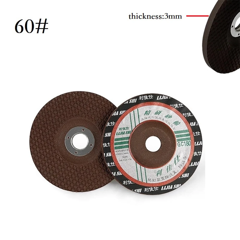 

1pc 4'' Grinding Wheel Sanding Disc 16mm Bore 60-180grit Stone Ceramic Glass Tile Trimming Polishing Power Tool Angle Grinder
