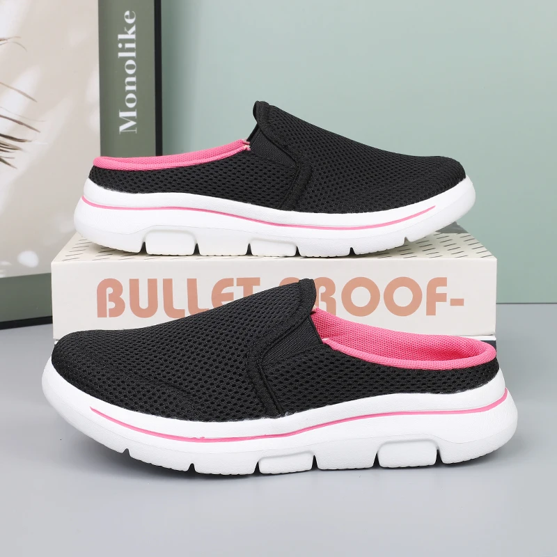 Große Größe 47 48 49 halbe Schuhe für Männer Frauen Unisex Hausschuhe Sommer lässig Mesh Slip on Schuhe Bestseller für Drops hipping – Detail 22