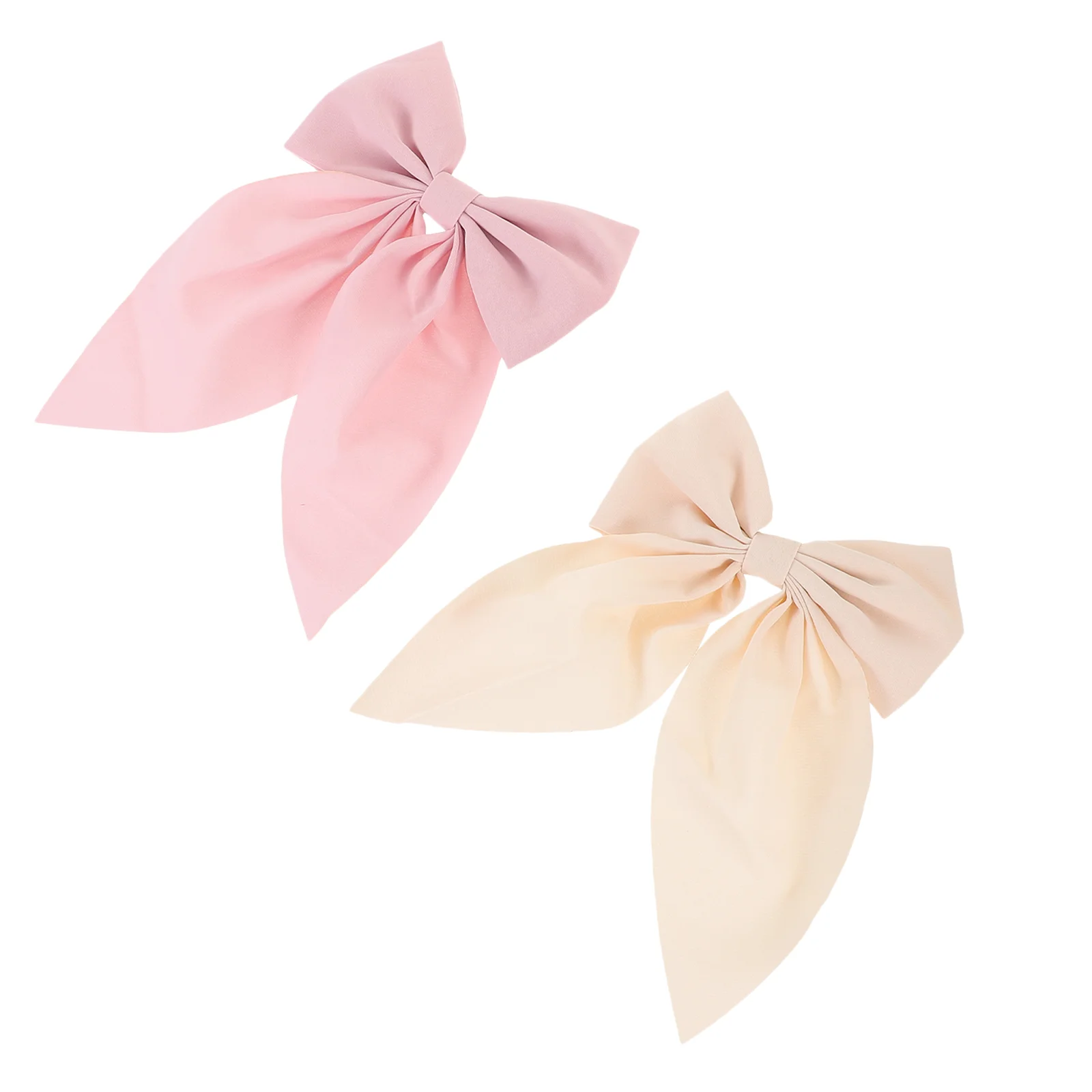 

2 pcs Large Hair Bow Clips Decorative Hair Clips Cute Hair Bow Girl Hair Clips Big Bow Clips