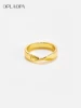 DPLAOPA 925 Sterling Silver Circle Ring Women 2024 Simple Fine Fashion Designed Party Wedding Anniversary Couple Gift Jewelry 1