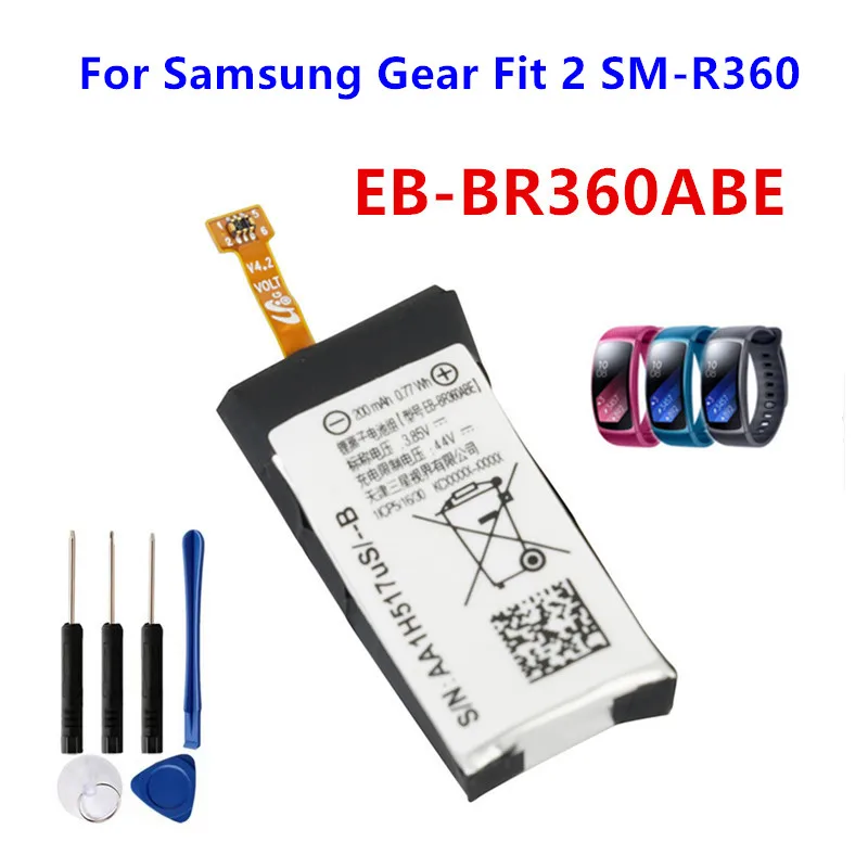 EB BR360ABE 100 Original Battery For Samsung Gear Fit2 Fit 2 R360 SM